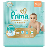 Prima Premium Care Size 3 Diapers for Soft Comfort 26 Count