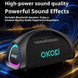 KP-8013 Best-Selling Portable Bluetooth Speaker With Handle Heavy Bass Subwoofer RGB Ambient Lighting 500W High Power And Outdoor Karaoke Capability In Stock