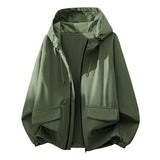 Spring And Autumn Unisex Jacket Mens Three Dimensional Line Design American Style