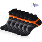 Short Cotton Socks Sweat-absorbent And Odor-resistant Mens Running Sport Socks