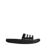adidas Unisex Adilette Comfort Adjustable Slides Sandal Black/White/Black 13 US Men