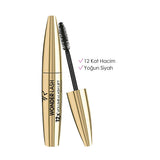 Golden Rose Wonder Lash Mascara 12X Volume & Lash Lift - Volumizing & Lengthening Mascara for Dramatic Eye Makeup