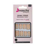 Nascita Nail Care Tool - Square French Cuticle Pusher for Precise Nail Hygiene and Manicure
