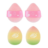 Eklips Rubycell Makeup Sponge Puff Set 4-Pack