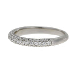 Cubic Zirconium Wedding Band Ring Sterling Silver