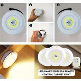 5pcs Smart Wireless LED Under-Cabinet Lights – Remote Control