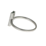 .25ct Emerald Diamond Ring 14KT White Gold