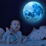 Dark Star Glow and Moon Wall Sticker