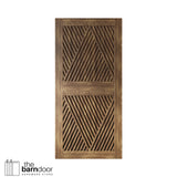 Diamond Pattern Pine Wood DIY Barn Door