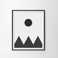 Modern Archival Art Print – Matte Finish Wall Decor (Unframed)