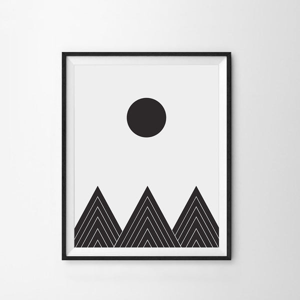 Modern Archival Art Print – Matte Finish Wall Decor (Unframed)