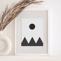 Modern Archival Art Print – Matte Finish Wall Decor (Unframed)