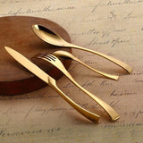 4-Piece Stainless Steel Cutlery Set – Knife, Fork, Spoon & Teaspoon