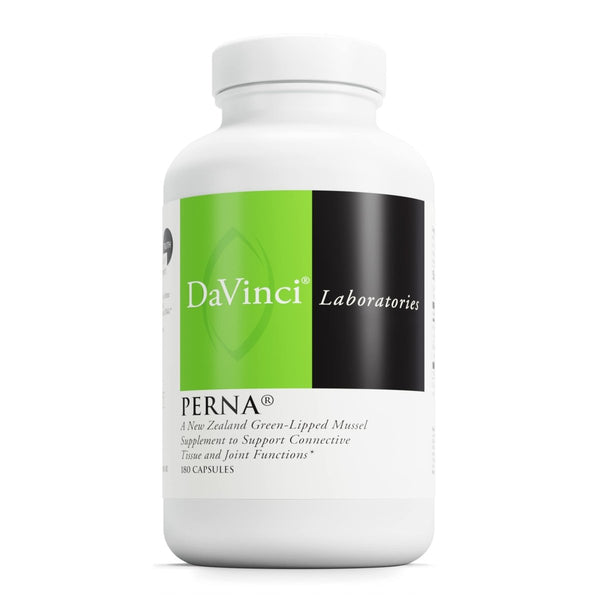 DAVINCI Labs Perna - Dietary Supplement to Support Connective Tissue Health, Joint Comfort and Collagen Production* - with Perna Canaliculus and Alfalfa Leaf - 180 Capsules