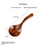 Japanese-style Household Tableware Wooden Soup Spoon