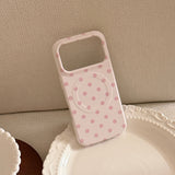 Versatile Cream Polka Dot Magnetic Phone Case
