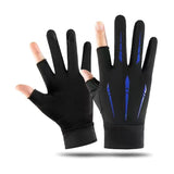 Summer Outdoor Sports Half-finger Gloves Made From Ice Silk With A Non-slip Grip