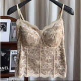 Brushed French-style Camisole For A Slimming Pure-yet-sexy Look