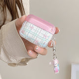 Korean-style Bow-Tie Transparent Bluetooth Earphone Case