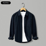 Loose-fitting Versatile Long-sleeve Cotton Shirt