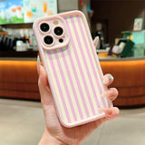 Printed Minimalist Niche Striped Phone Case