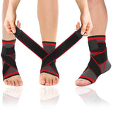 DCF Adjustable Ankle Compression Sleeve for Men and Women