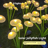 Solar Jellyfish Lamp Garden Balcony Decoration Mushroom Floor Outlet Lawn Lamp