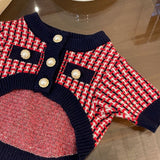 Fashion Cute Print Winter Pet Clothes Winter Sweater