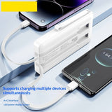 Power Bank With A Built-in Cable And 225W Fast Charging