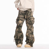 Heavy-duty Camouflage Loose-fit Trousers
