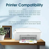 62/62XL Black & Color Ink Cartridge for HP Envy, OfficeJet & DeskJet