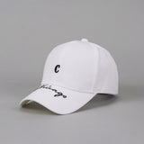 Men's And Women's Solid-color Embroidered Letter C Baseball Cap, Suitable For Best Friends Going Shopping And Having A Summer Picnic. Soft-top, Versatile Beanie Hat.