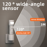 Rechargeable With Flashlight Induction Lamp People Walking Light