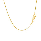 14k Yellow Gold Round Snake Chain 0.9mm