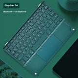 Bluetooth Keyboard With Touch For Mobile Phone Tablet Wireless Rechargeable