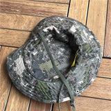 Granite Camouflage Boonie Hat With A Rounded Brim Tactical Design