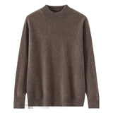 Men's Casual Loose-Fitting Cashmere Base-Layer Sweater