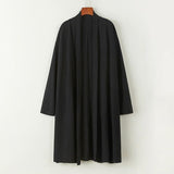 Men's Mandarin-collar Mid-length Trench Coat