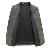 Mens Casual Suit Stretchy Wrinkle-free Trendy Suit
