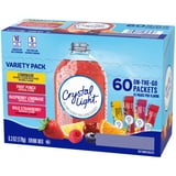 CRYSTAL LIGHT POWDERED DRINK MIX VARIETY PACK 60 PACK