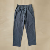 White Loose-fitting Straight-leg Lightweight Cotton-linen Casual Trousers