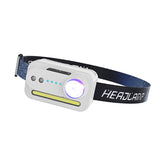 Camera Strong Light Sensor Headlight LED Rechargeable