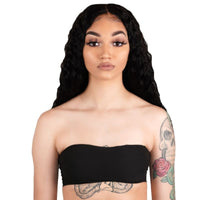 Deep Wave 13x4 Transparent Lace Front Human Hair Wig