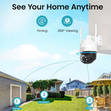 Dekco 2K WiFi Surveillance Security Camera (Refurbished)
