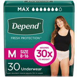 Depend Fresh Protection Underwear for Women, Maximum