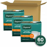 Depend Incontinence Protection with Tabs, Maximum Absorbency