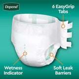 Depend Incontinence Protection with Tabs, Maximum Absorbency
