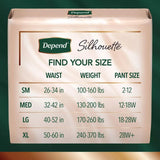 Depend Silhouette Incontinence Underwear for Women