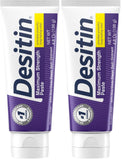 Desitin Maximum Strength Baby Diaper Rash Cream, 40% Zinc Oxide for Treatment, Relief & Prevention, Hypoallergenic, Phthalate- & Paraben-Free Paste, Protects Skin for 12 Hours, 4.8 oz