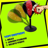 Desktop Punching Sports Ball with Stand and Pump